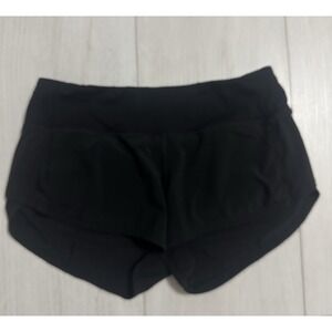 Lululemon Speed Up Short *2.5" Size 4 - Black
